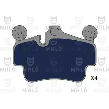 Тормозные колодки дисковые, комплект MALO 1051240 1419344656 JI2T8 Z изображение 0