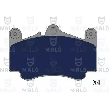 Тормозные колодки дисковые, комплект MALO 1051274 4MT0 MQC 1419344690