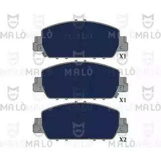 Тормозные колодки дисковые, комплект MALO 1419344704 0C EBB 1051288 изображение 0
