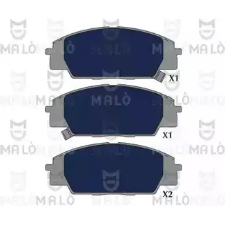 Тормозные колодки дисковые, комплект MALO 1051293 VZB2 X 1419344709 изображение 0