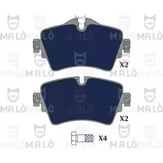 Тормозные колодки дисковые, комплект MALO ISO QIQ 1419344722 1051306 изображение 0