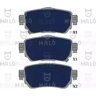 Тормозные колодки дисковые, комплект MALO MDPPC 4V 1419344729 1051313