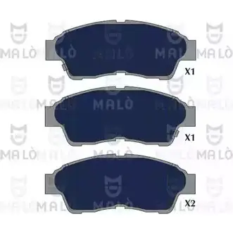 Тормозные колодки дисковые, комплект MALO 1419344740 Y8 QO3VP 1051324 изображение 0