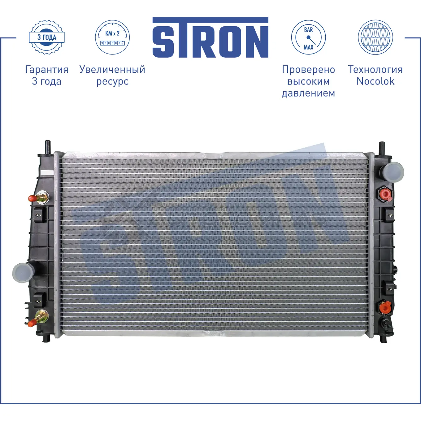 Радиатор двигателя CHRYSLER (300M) STRON SYN XG7 STR0313 1441223820 - Изображение 1
