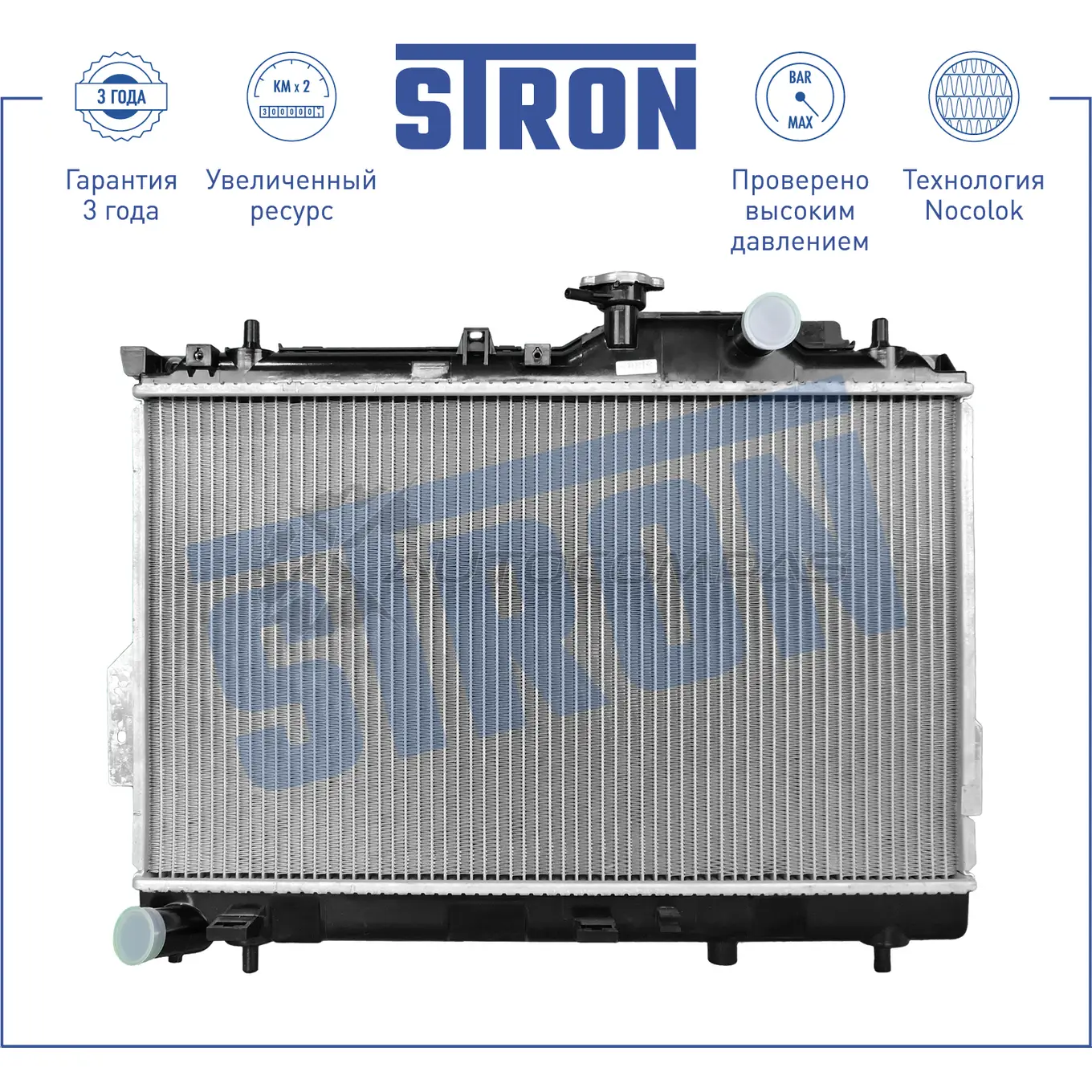 Радиатор двигателя HYUNDAI (MATRIX) STRON 9AU FLL STR0435 1441223942 изображение 0