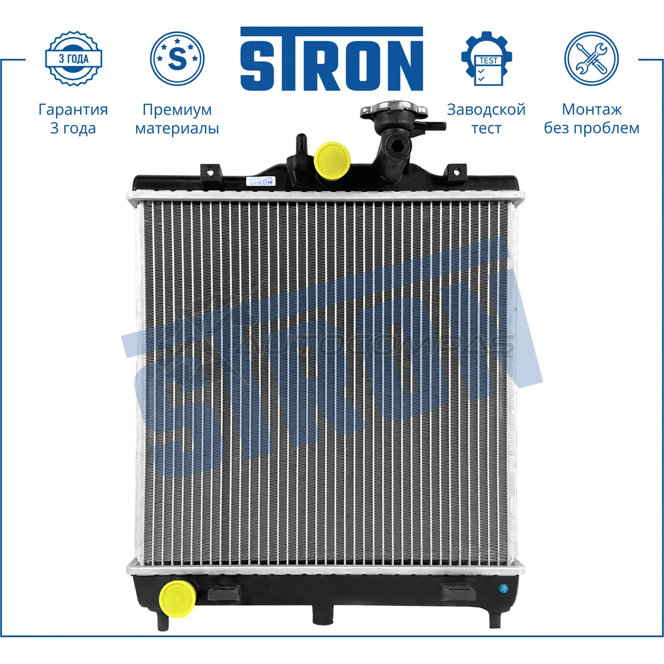 Радиатор двигателя KIA (PICANTO I) STRON MICC8 A 1441223982 STR0539 - Изображение 1