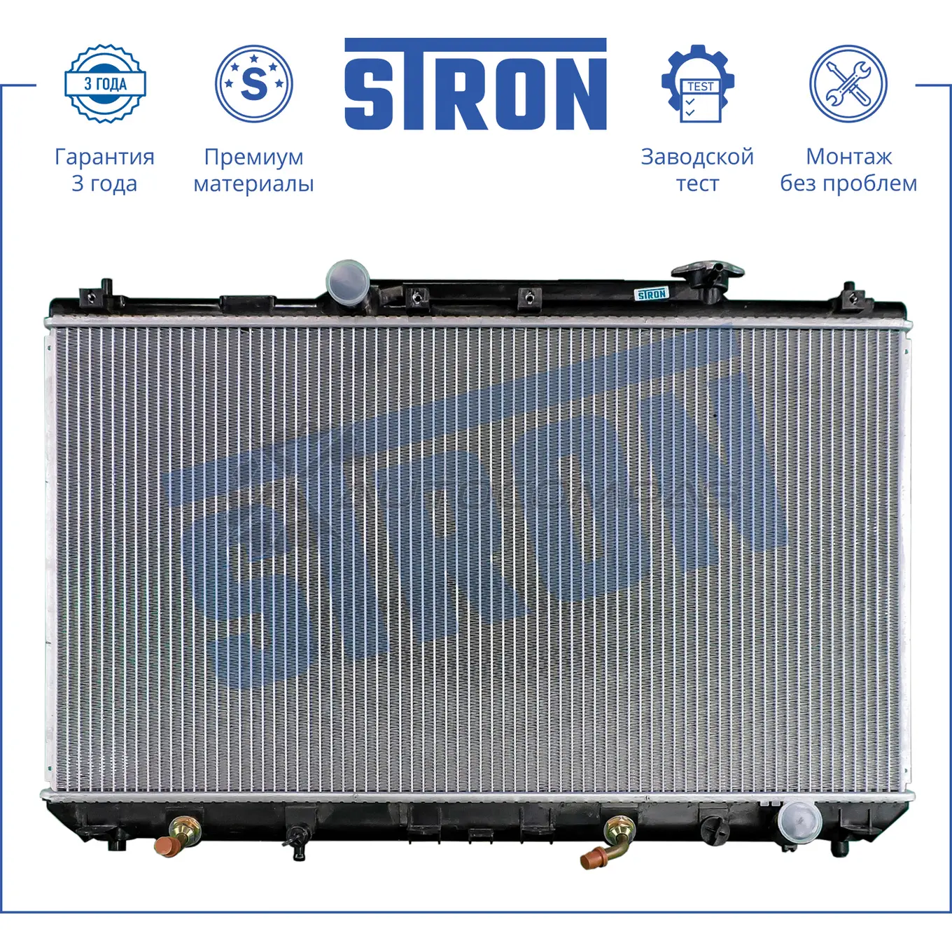 Радиатор двигателя LEXUS (ES III), TOYOTA (CAMRY IV, MARK 2 VIII) STRON 5A0LD C STR0322 1441224002 - Изображение 1