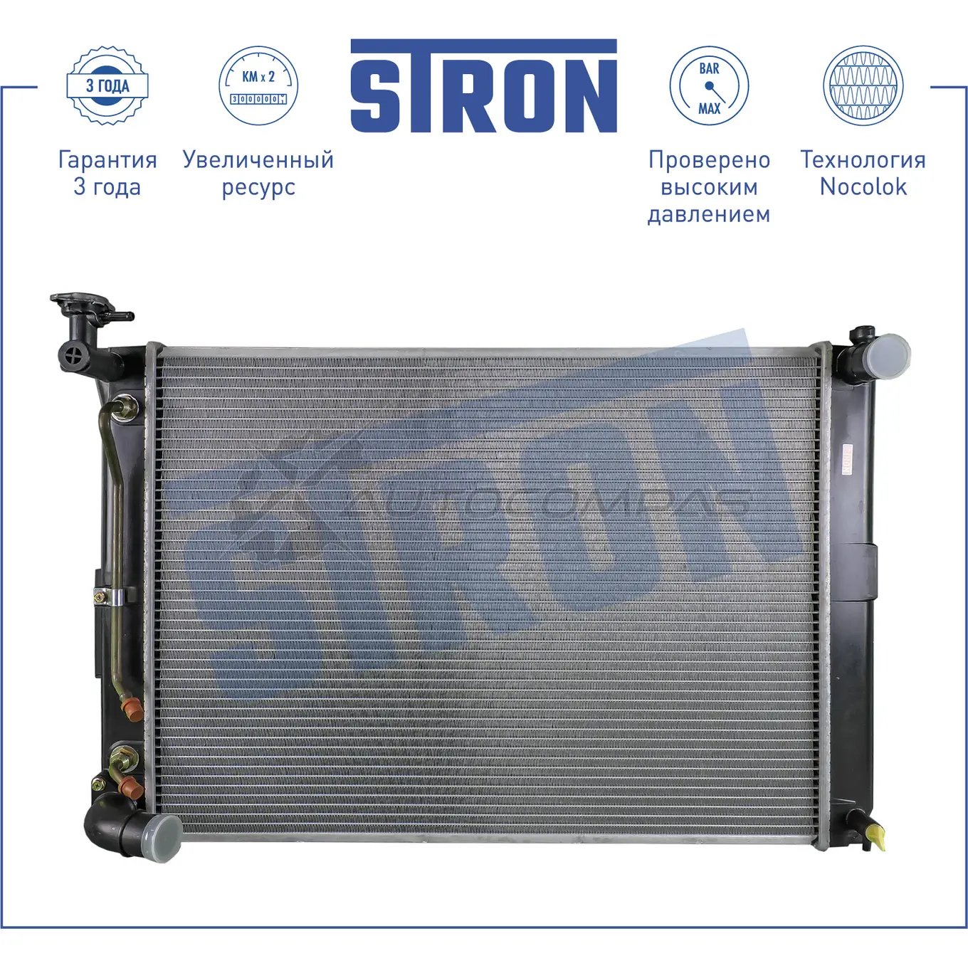 Радиатор двигателя LEXUS (RX II) STRON STR0321 TE WMD1 1441224014 - Изображение 1