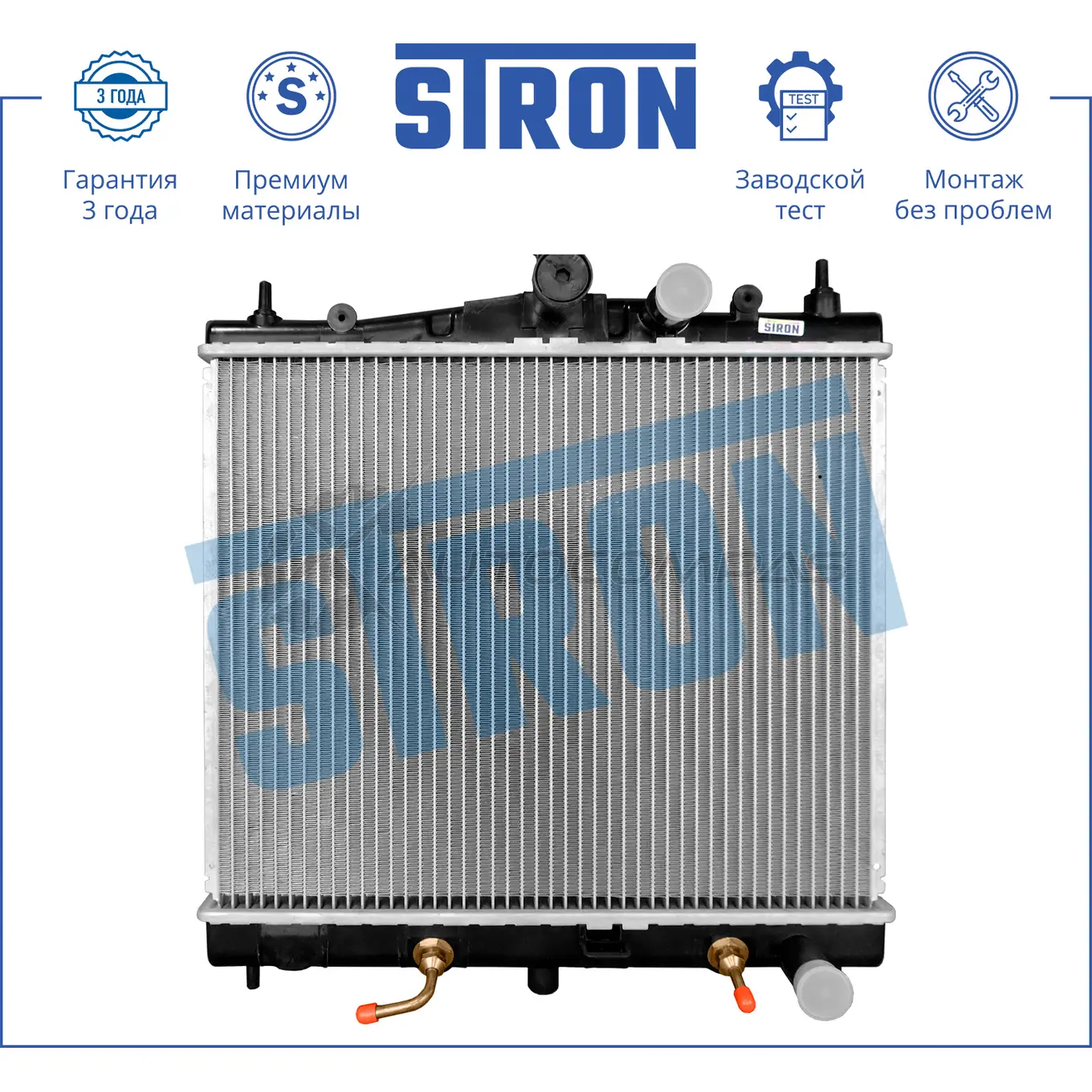 Радиатор двигателя NISSAN (MICRA III, NOTE I) STRON STR0129 BA 4VBI 1441224102 изображение 0