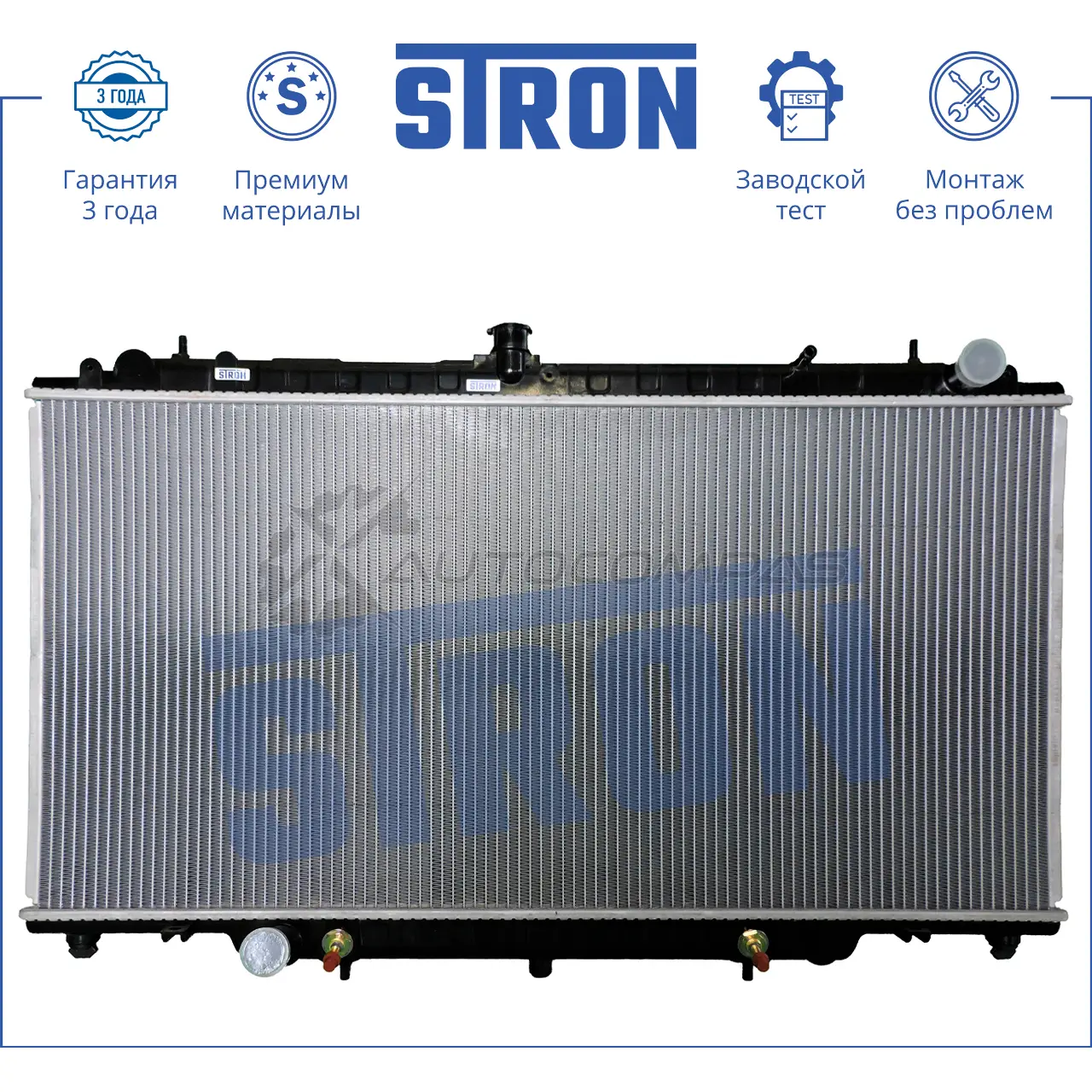 Радиатор двигателя NISSAN (PATROL V) STRON HYR SY1 STR0040 1441224110 - Изображение 1