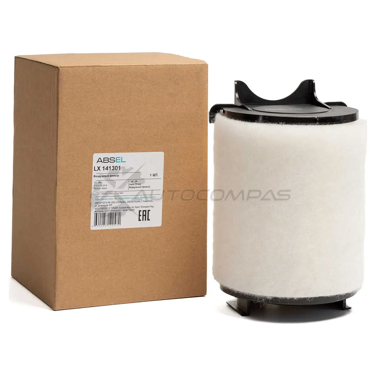 Фильтр воздушный ABSEL Q58L2 I LX141301 1441303129 - Изображение 1