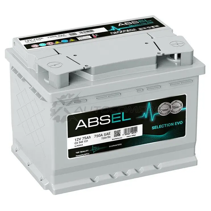 Аккумулятор ABSEL 1441303729 3MFNL 2 QX543131 изображение 0