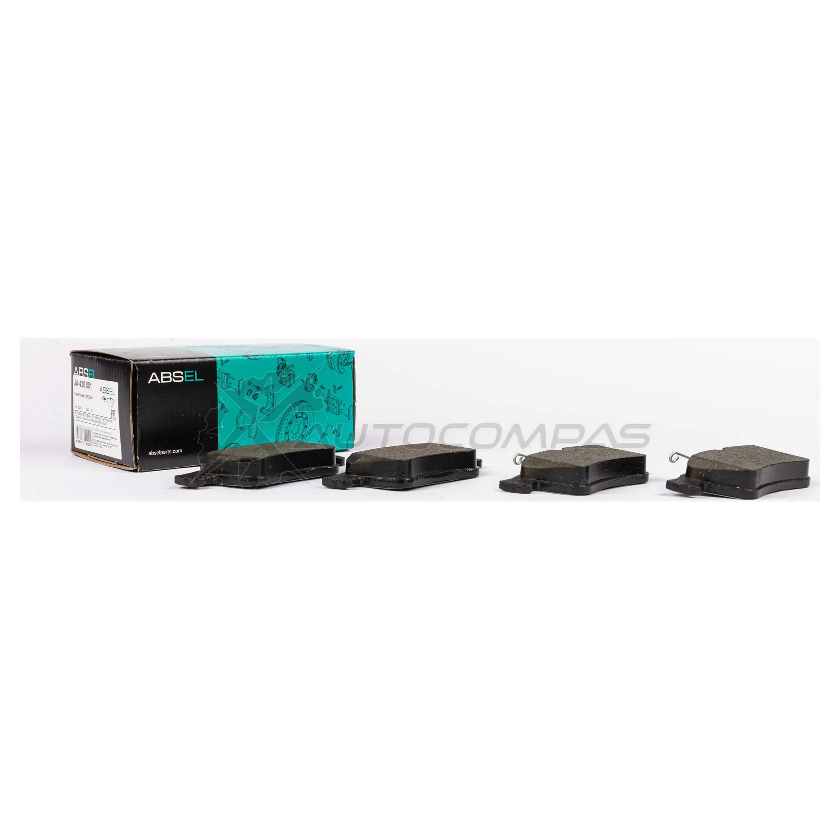 Колодки тормозные ABSEL 1441303809 JA420001 9853 3D - Изображение 1