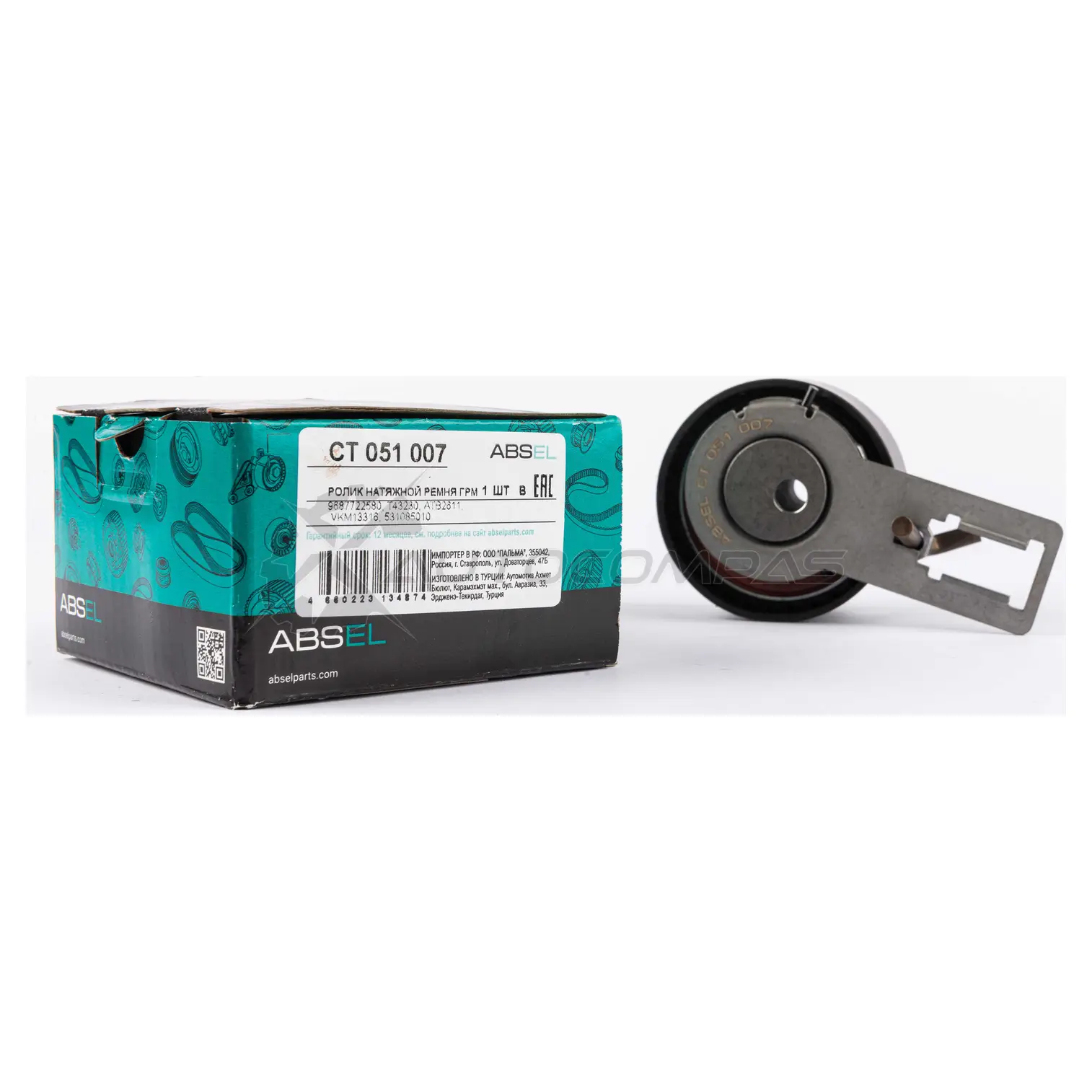 Ролик натяжной ремня грм ABSEL CT051007 1441303869 C 0MK0ZQ - Изображение 1