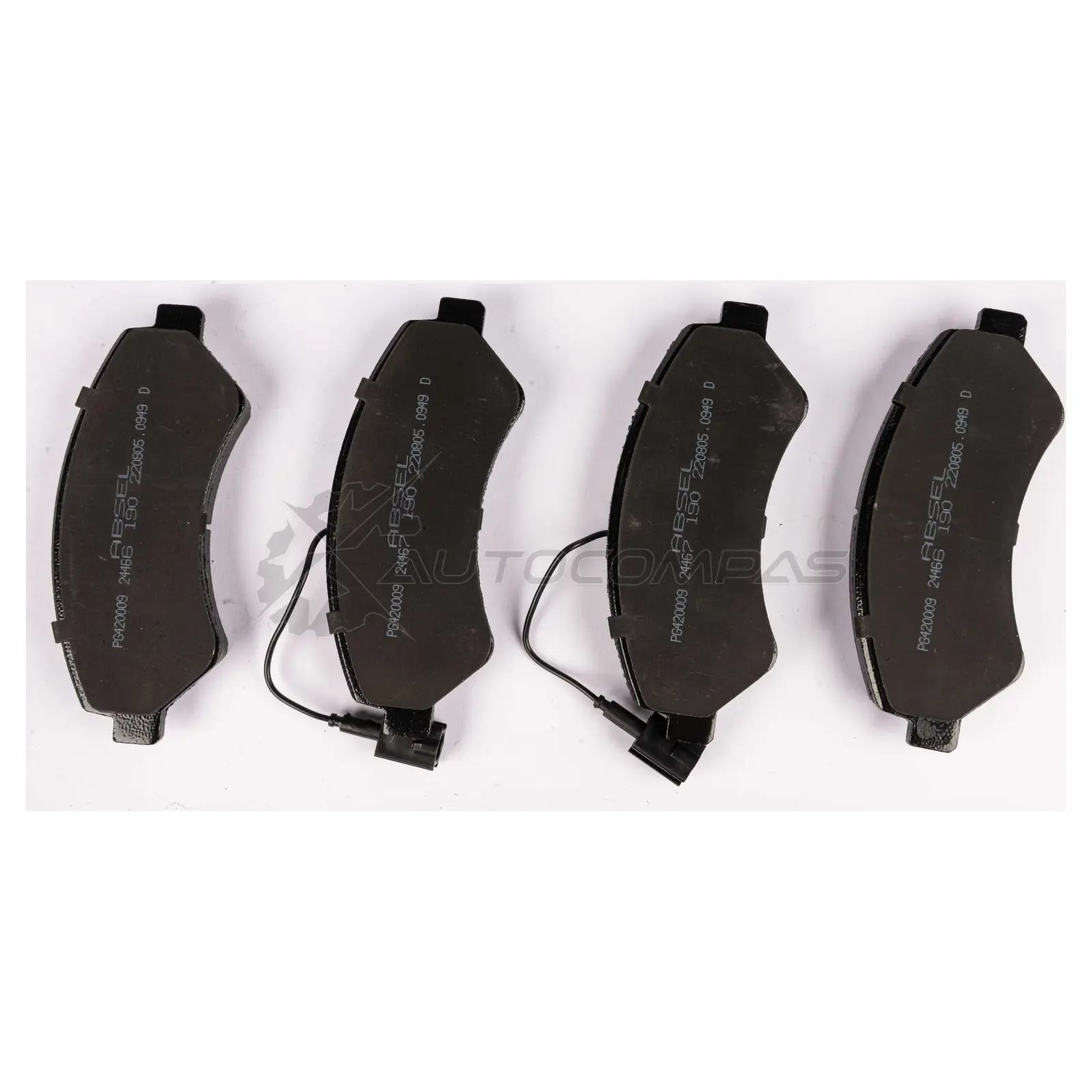 Колодки тормозные ABSEL 1441303947 PG420009 Y33CN 8 изображение 2