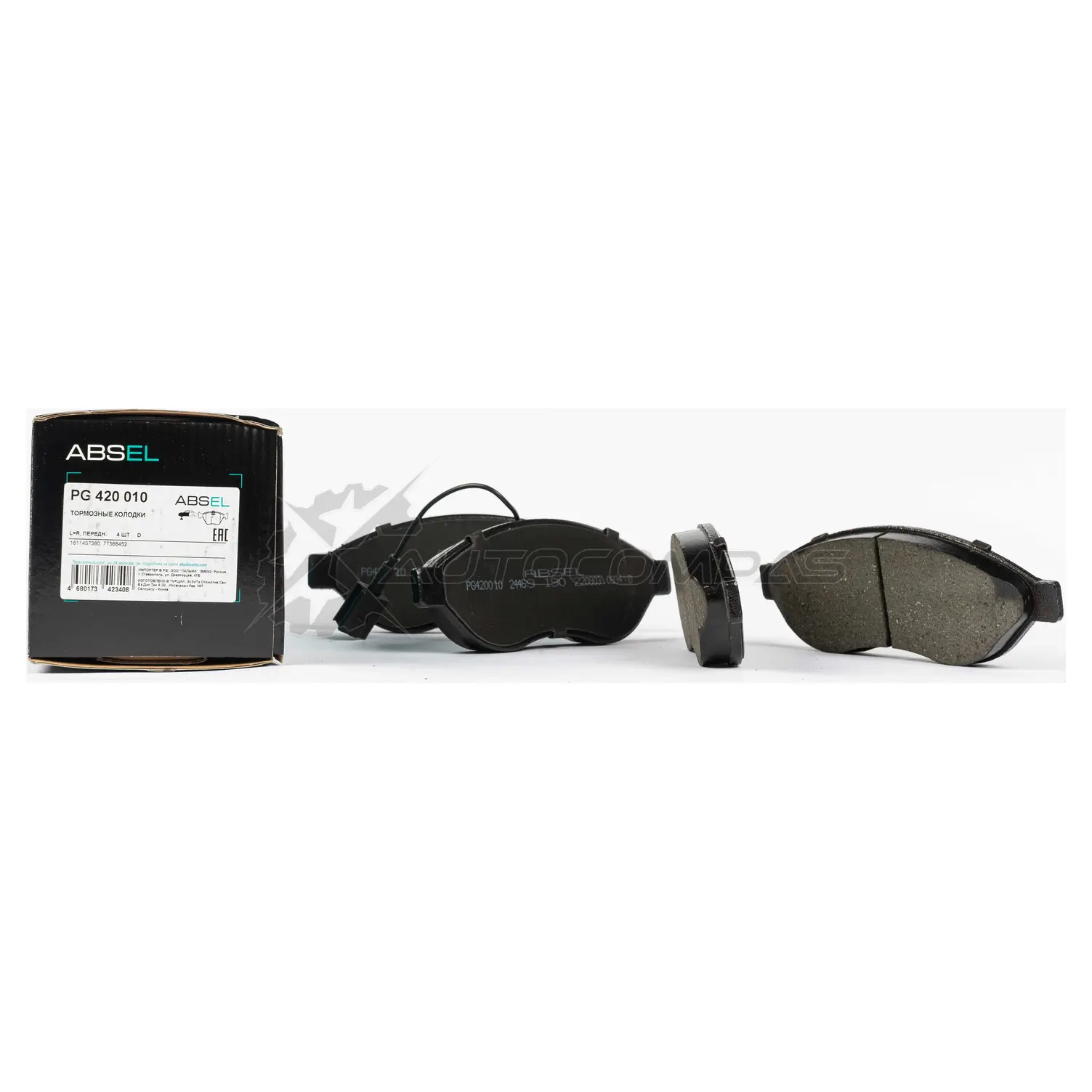 Колодки тормозные ABSEL 1441303976 PG420010 D 376P - Изображение 1