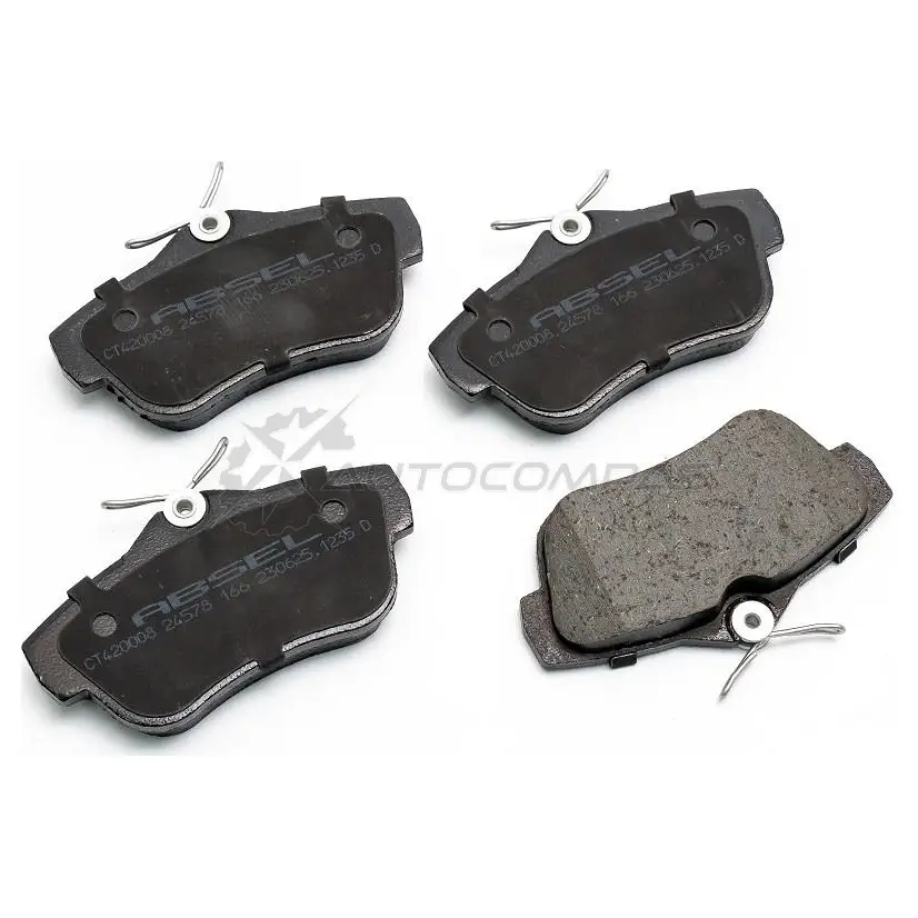 Колодки тормозные ABSEL 1441303986 9B I24 CT420008