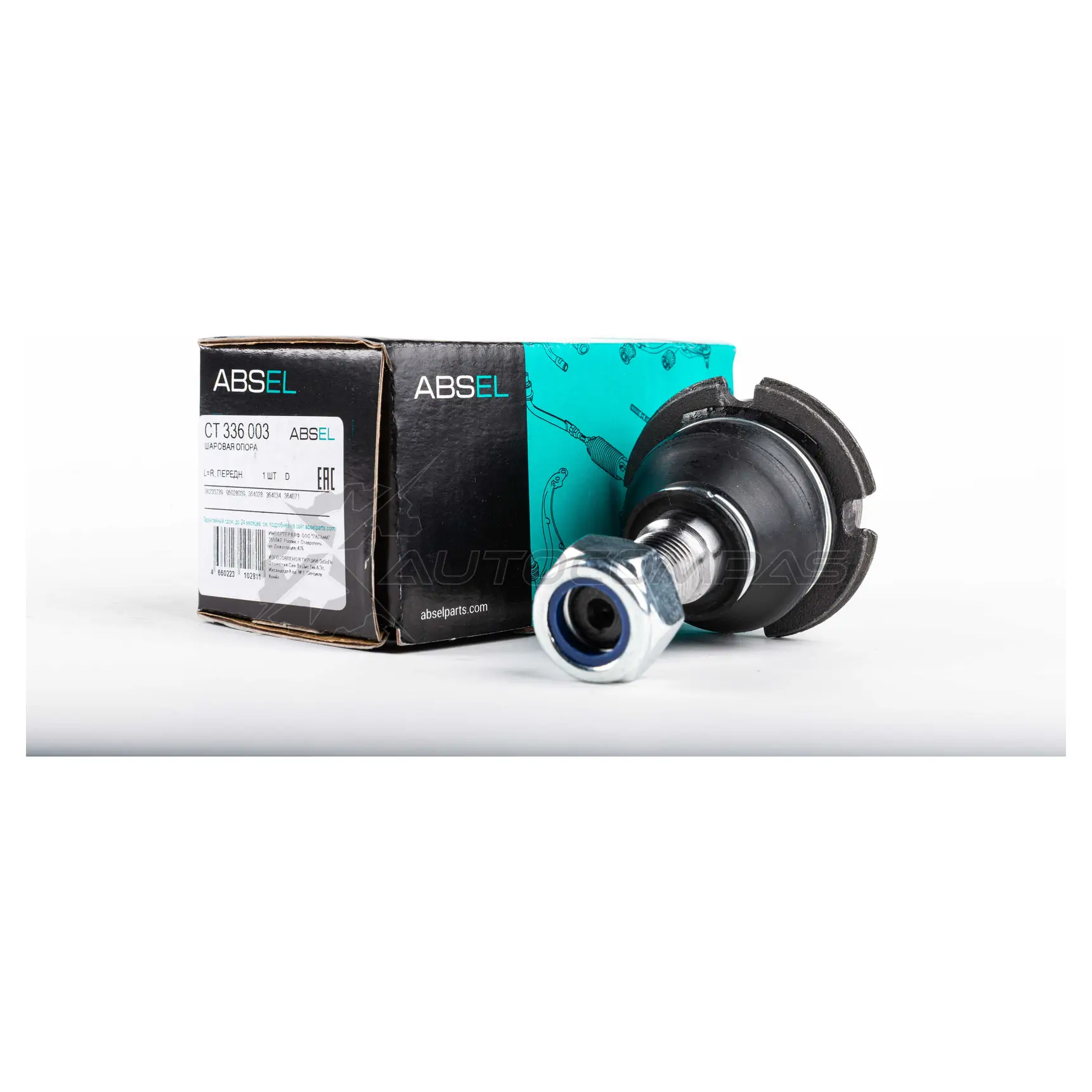 Опора шаровая ABSEL CT336003 1441304043 O 1LACK - Изображение 1