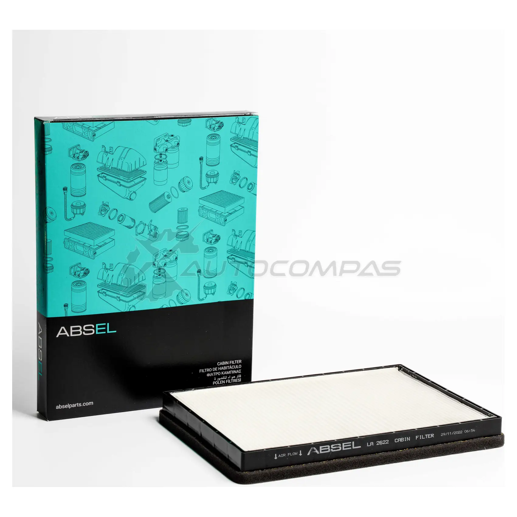 Фильтр салонный ABSEL 1441305339 M S9G7HF LA2622 - Изображение 1