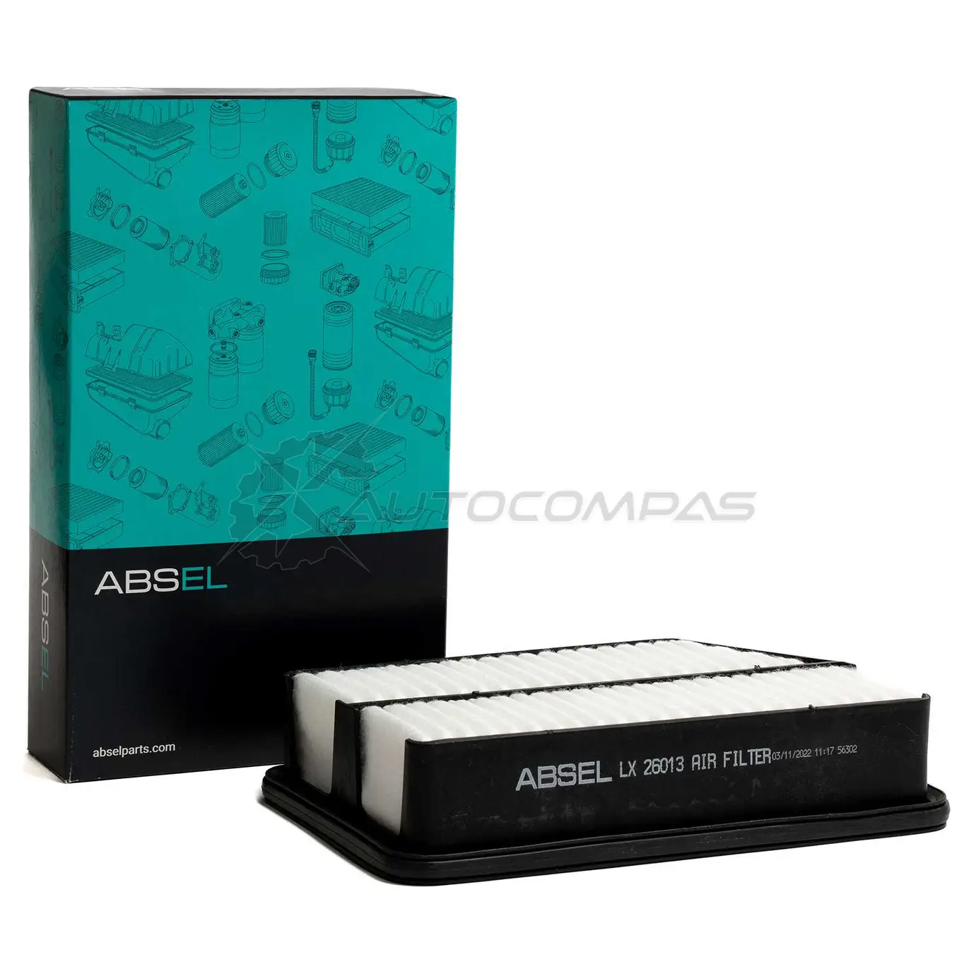 Фильтр воздушный ABSEL NVSE U1L 1441305841 LX26013 изображение 0