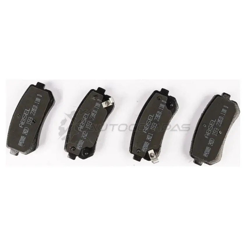 Колодки тормозные ABSEL HY420009 TU 6FK3 1441306213