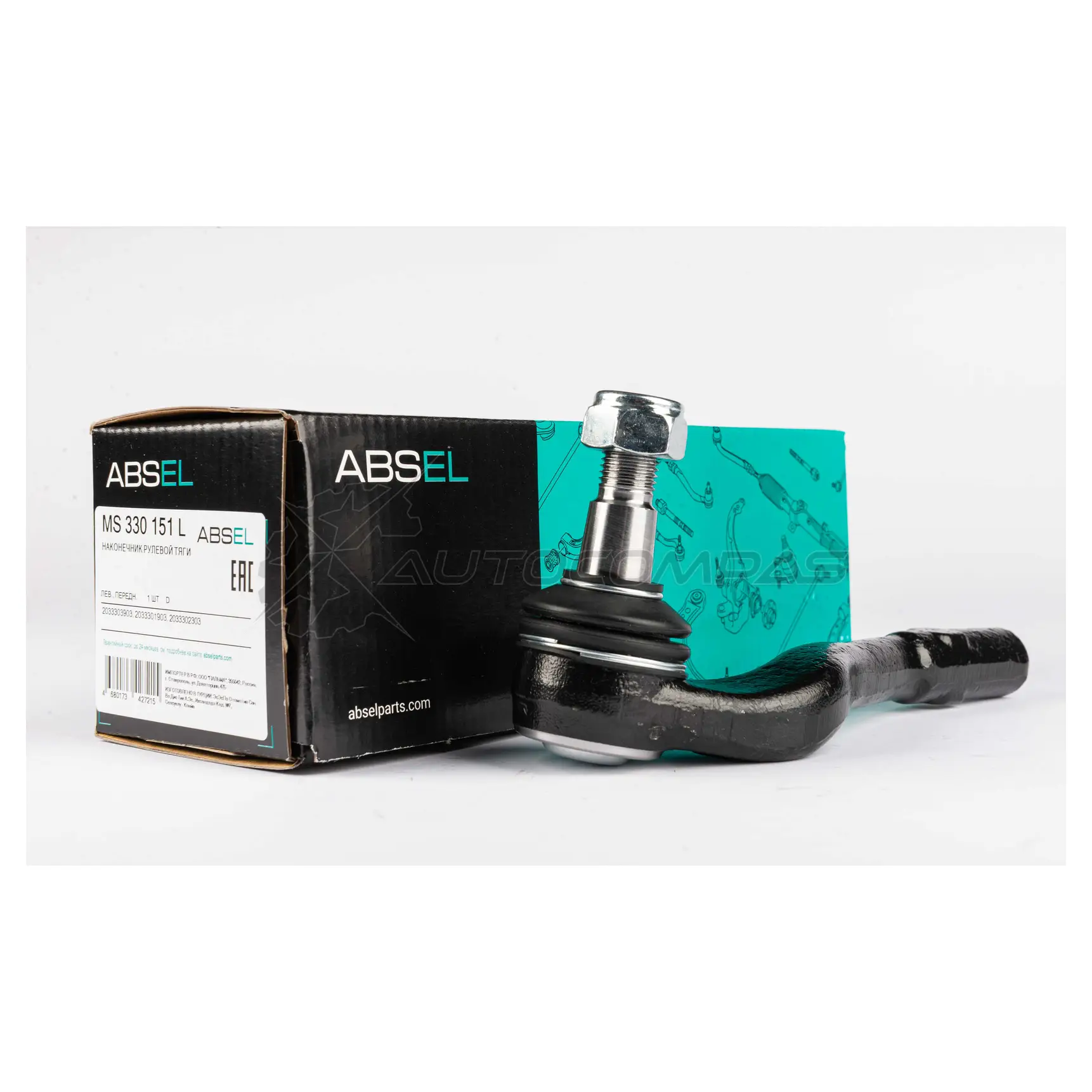 Наконечник рулевой тяги ABSEL 1441306838 YF QAO MS330151L - Изображение 1
