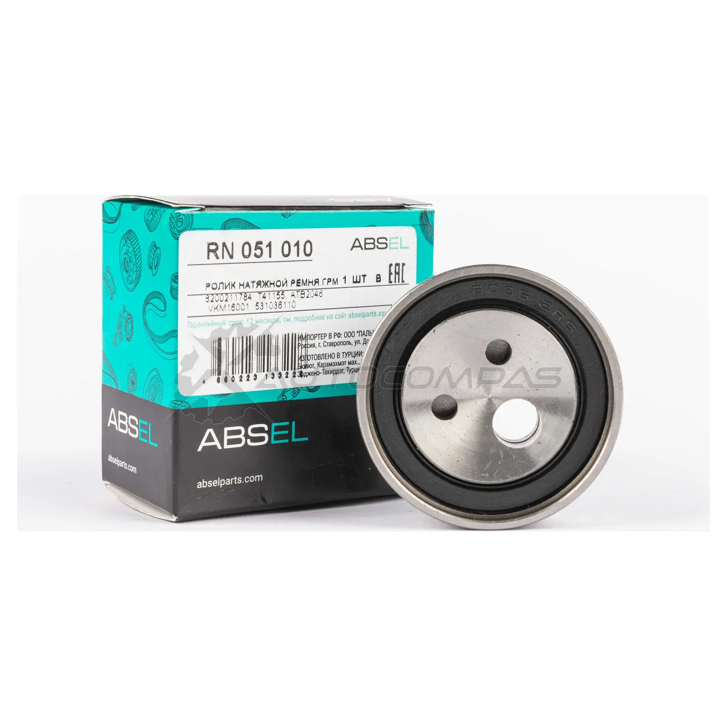 Ролик натяжной ремня грм ABSEL 1441307533 DR8G K RN051010 изображение 1