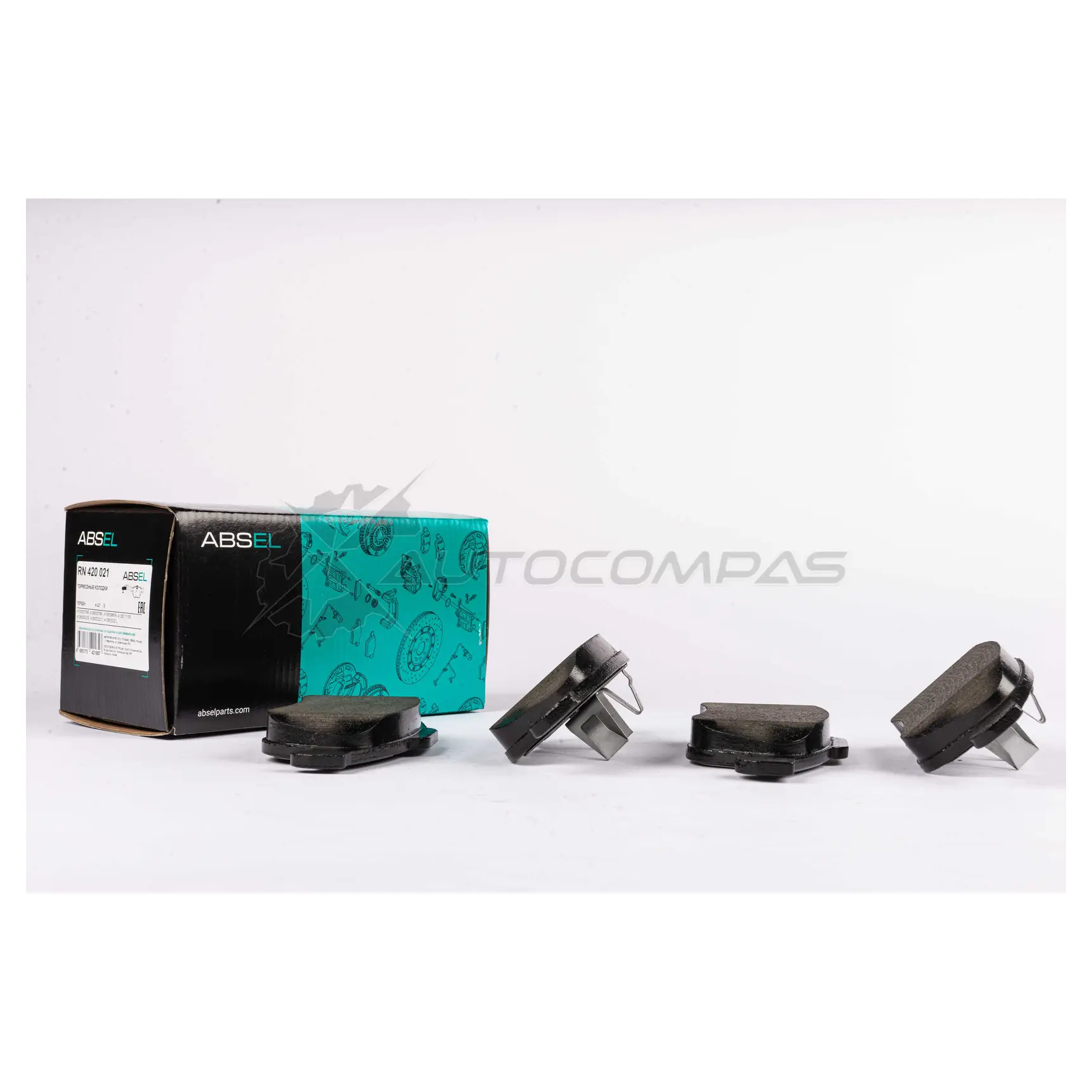 Колодки тормозные ABSEL RN420021 1441307566 F KBNY изображение 1