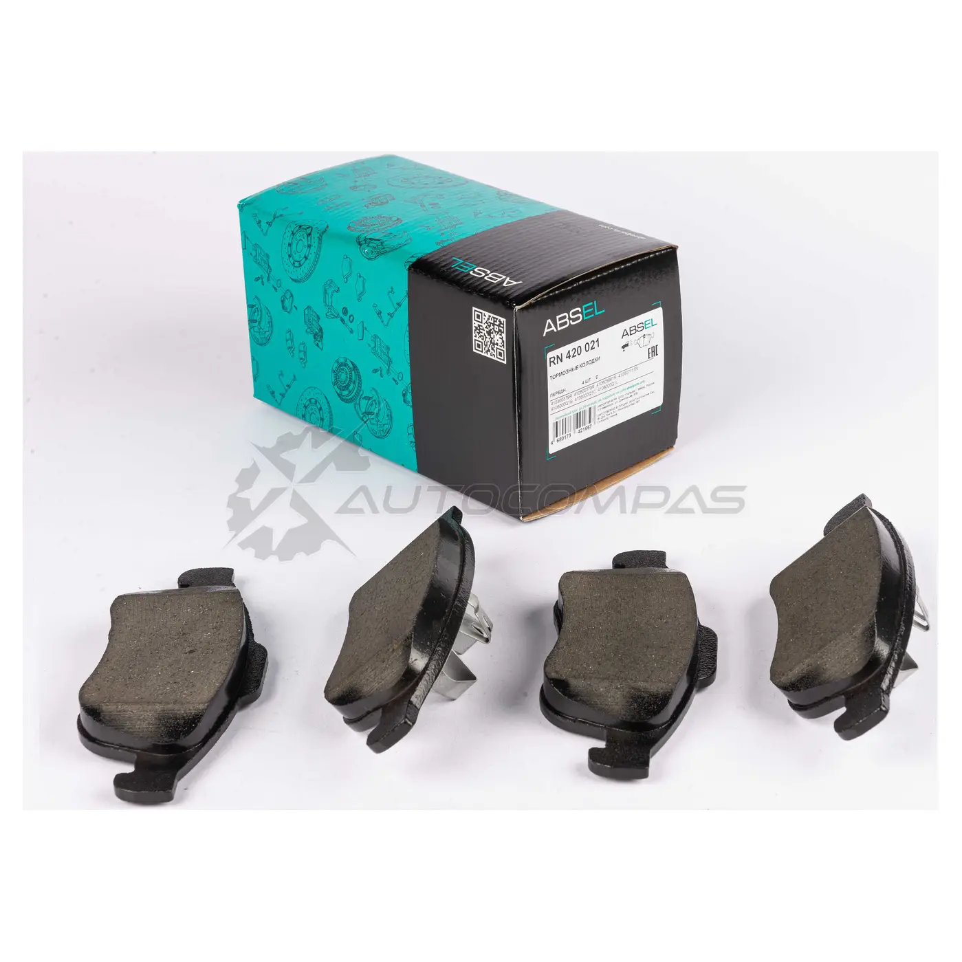 Колодки тормозные ABSEL RN420021 1441307566 F KBNY изображение 2