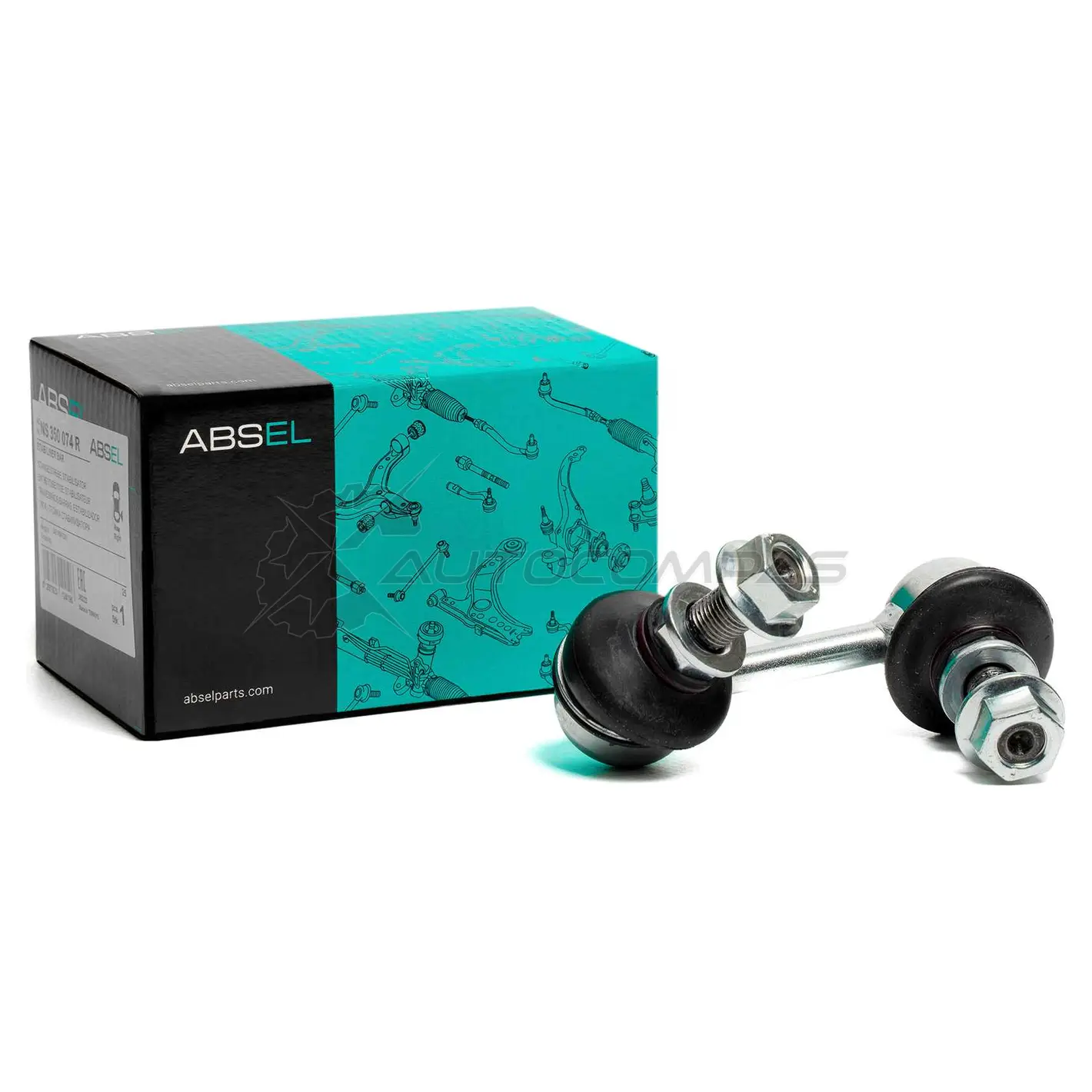 Тяга / стойка стабилизатора ABSEL UKVVUR D 1441307815 NS350074R - Изображение 1