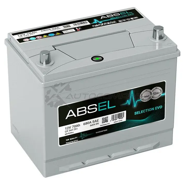Аккумулятор ABSEL QX543261 1441307984 N4OAMX D - Изображение 1