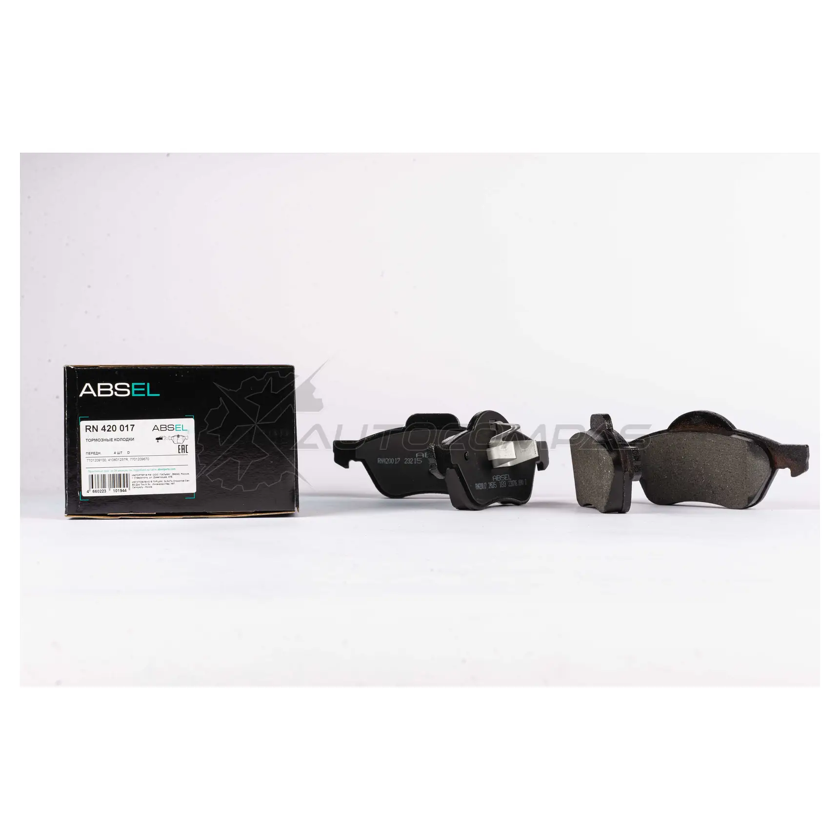 Колодки тормозные ABSEL J EH9W1X RN420017 1441308024 изображение 1