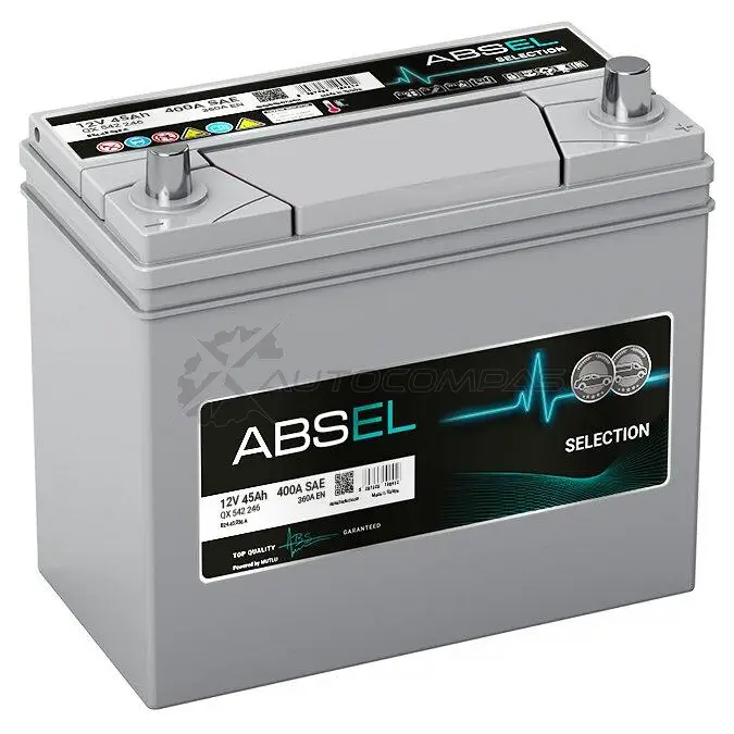 Аккумулятор ABSEL 1441308296 QX542246 CW3W ISO - Изображение 1