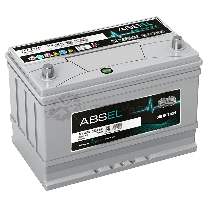 Аккумулятор ABSEL 1441308336 QX542316 4C5 HEXF - Изображение 1