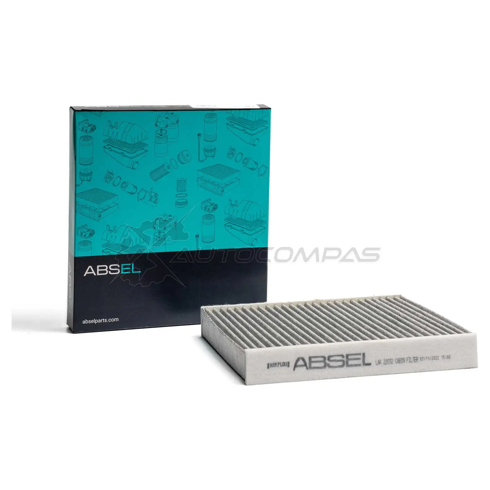 Фильтр салонный угольный ABSEL VREC 6 1441308366 LAK22032 - Изображение 1