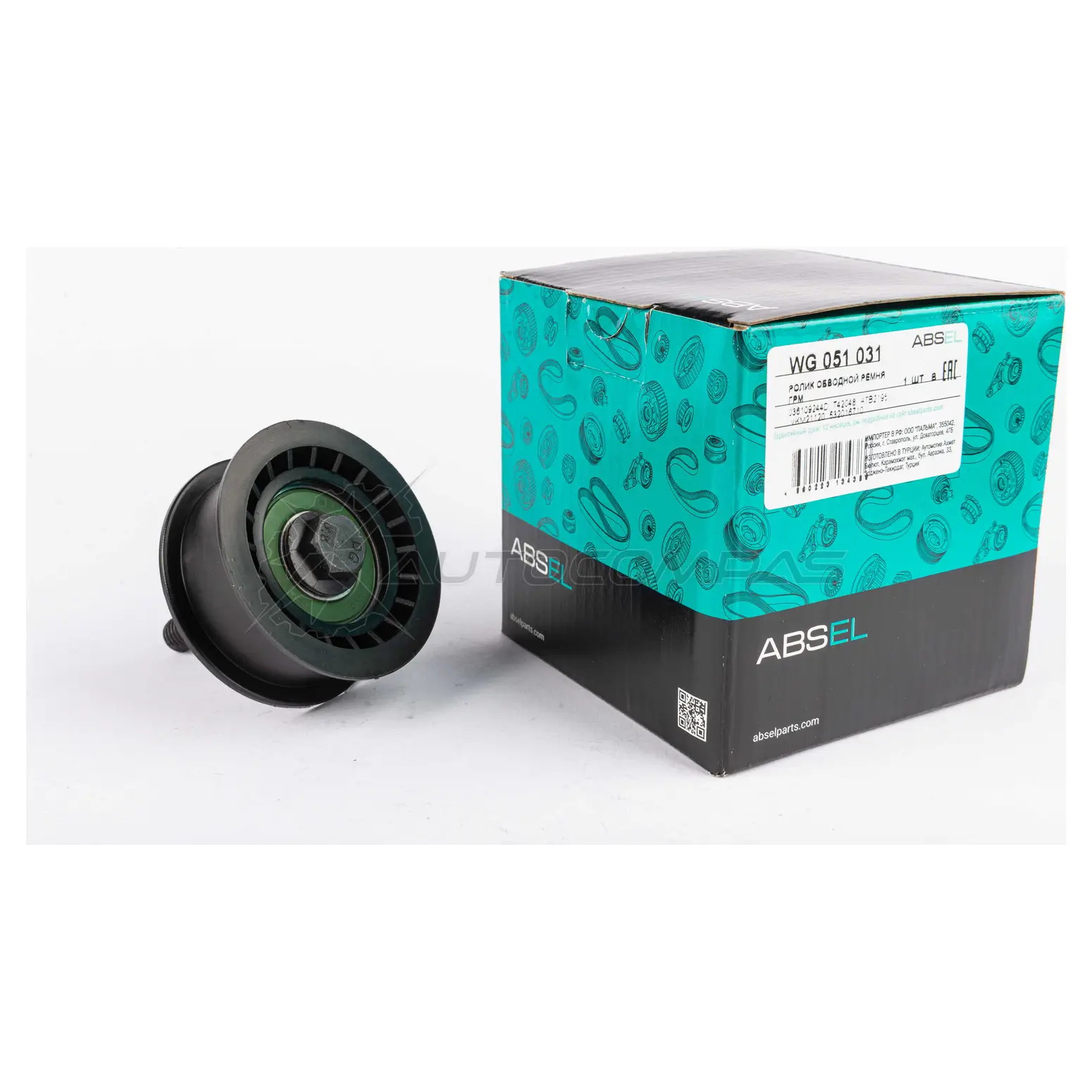 Ролик обводной ремня грм ABSEL G3ZY K2X WG051031 1441308889 изображение 1