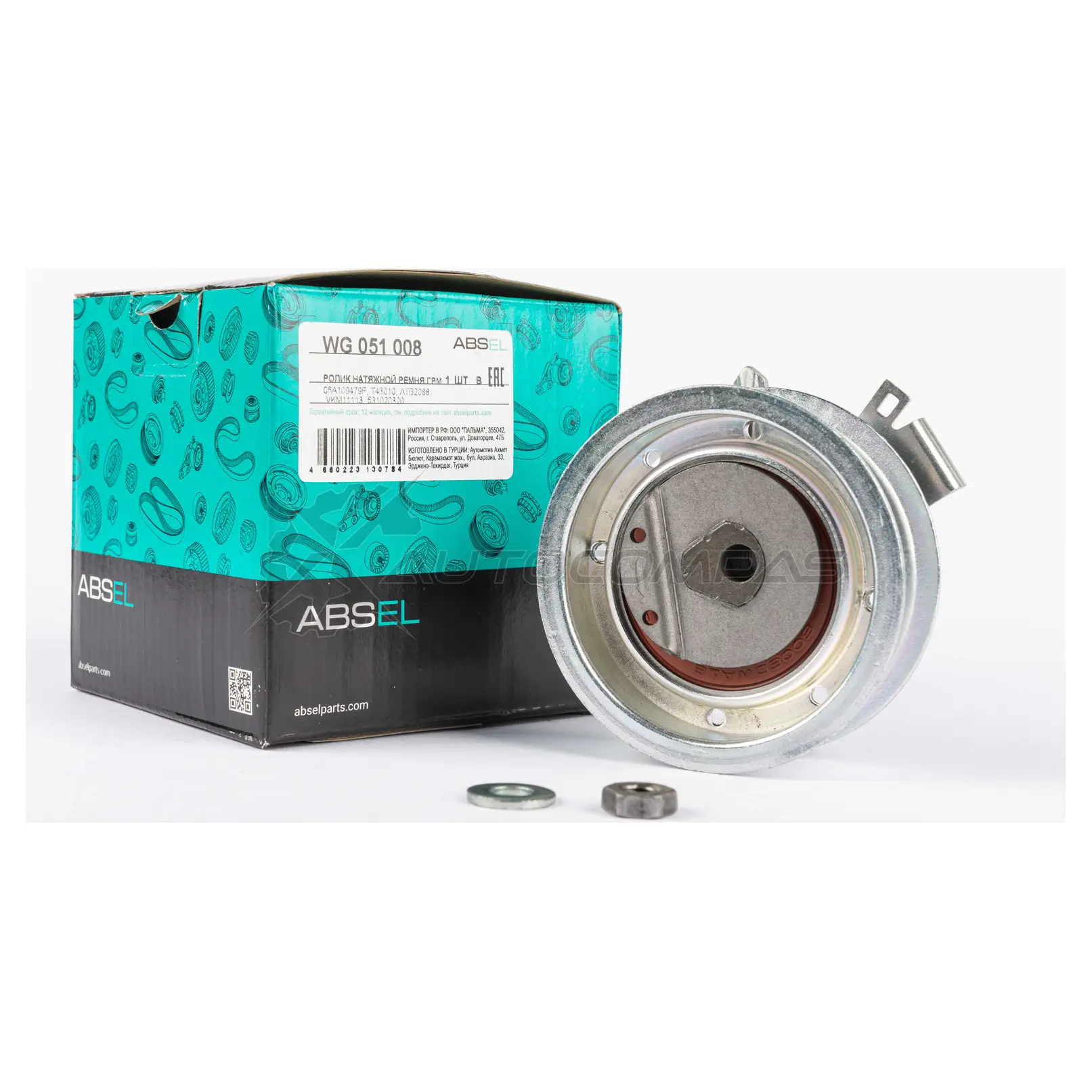 Ролик натяжной ремня грм ABSEL 1441308971 67DV3 E WG051008 изображение 2