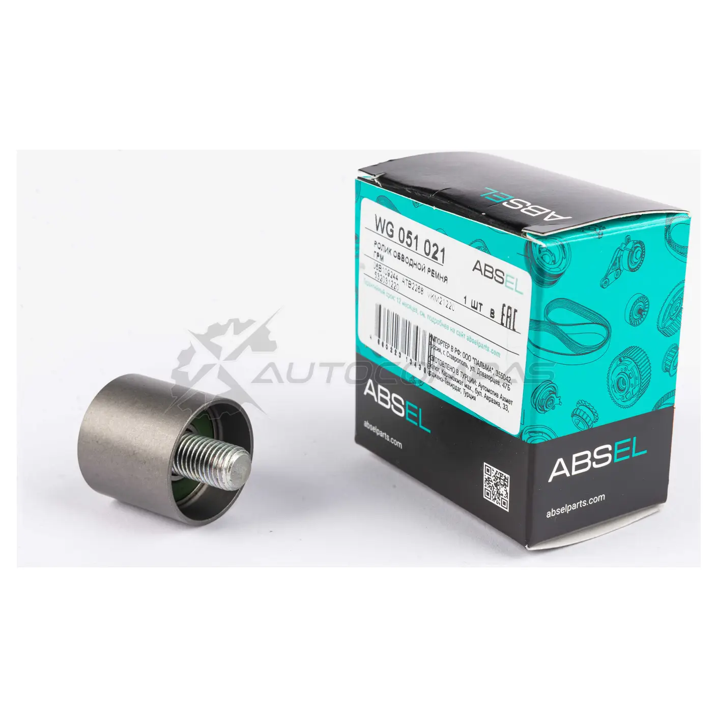 Ролик обводной ремня грм ABSEL 1441308976 WG051021 4MJ 8V изображение 1