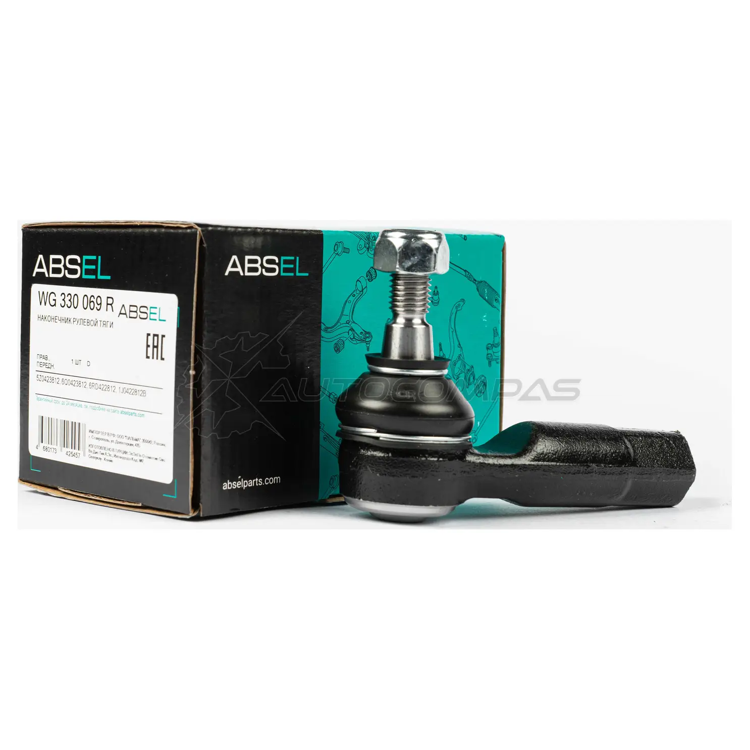 Наконечник рулевой тяги ABSEL 1441309093 WG330069R BCV 0IMF изображение 3