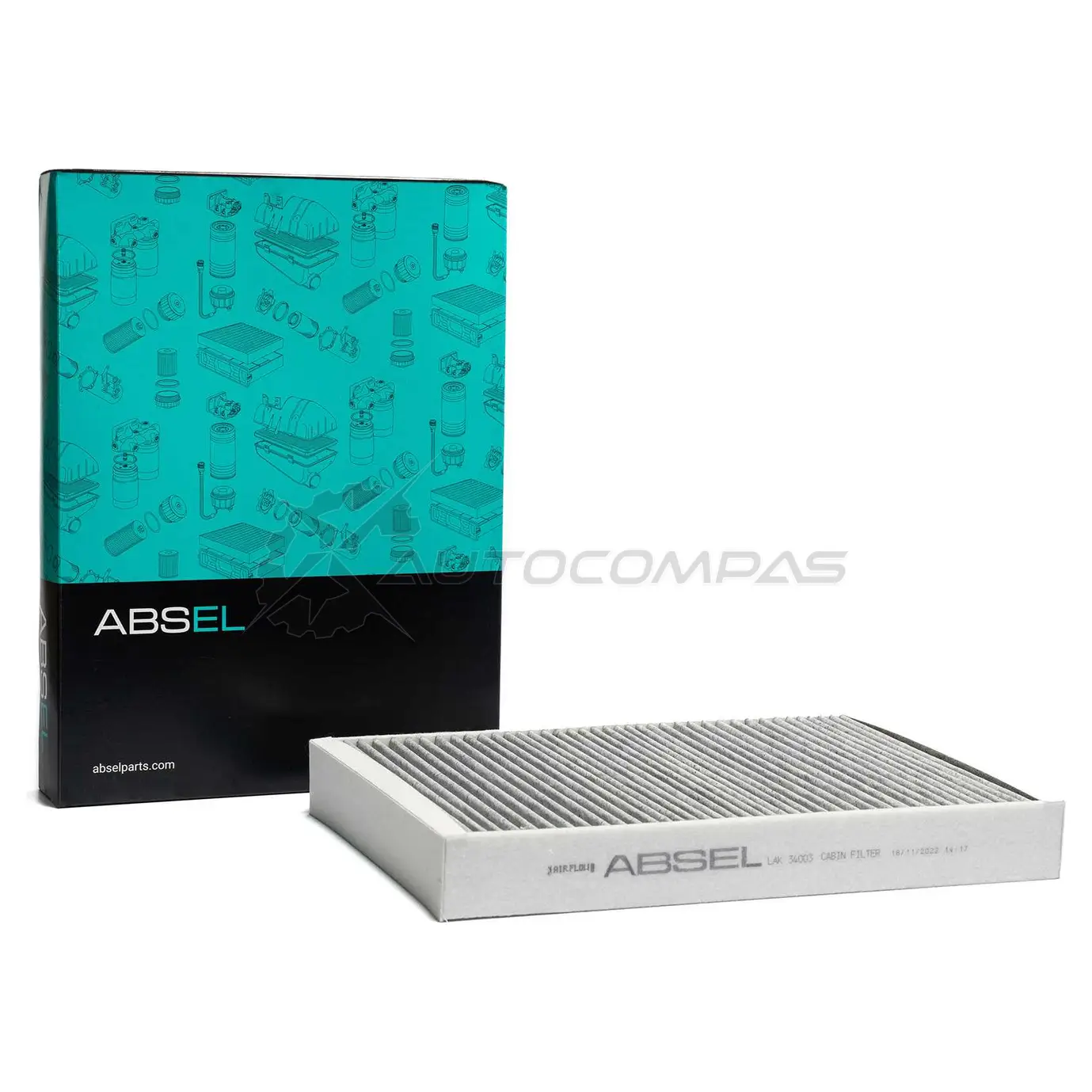 Фильтр салонный угольный ABSEL K8DNP G LAK34003 1441309732 - Изображение 1