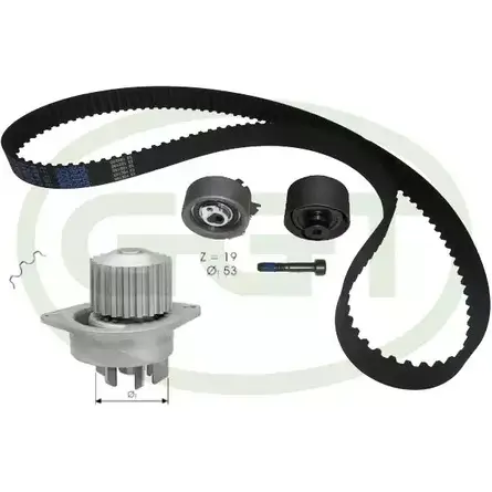 Водяной насос, помпа + комплект зубчатого ремня GGT 1419663340 05KD0 48 KPA20060 06KD072