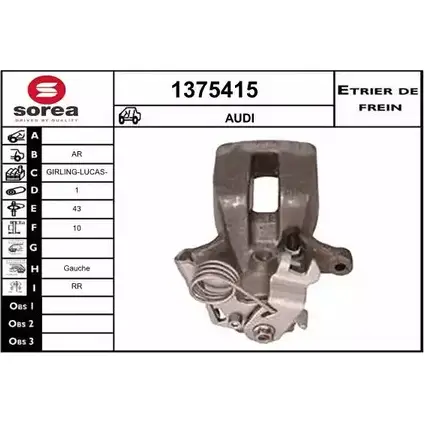 Тормозной суппорт SNRA 1375415 NGBI7 1419846343 M1KF W