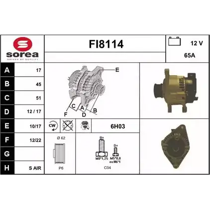 Генератор SNRA FI8 114 FI8114 C9M86X 1419849083