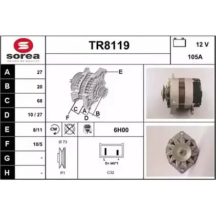Генератор SNRA EWTMB TR8119 1419854480 TR81 19