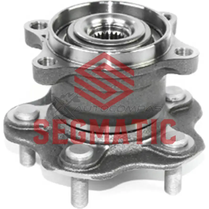 Ступица колеса в сборе задний nissan qashqai 4wd j10z (skf=vkba6998) SEGMATIC 1441283064 T PBFUQ SGWH30204126