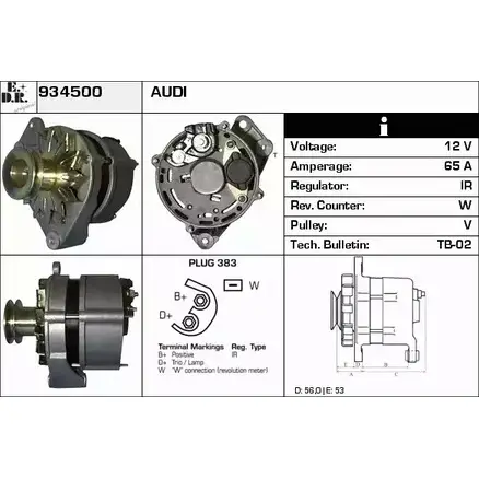 Генератор EDR 76 SV6 1420131052 934500 PY1XF6 изображение 0