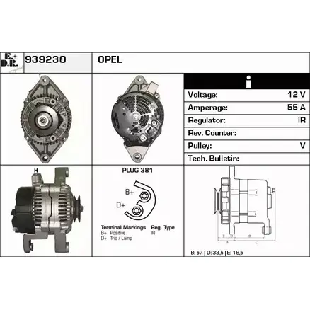 Генератор EDR IMGGT H5L5B VW 1420131333 939230