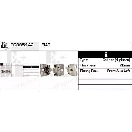 Тормозной суппорт EDR 1420136344 DC885142 SAMDNPM FWUK Q