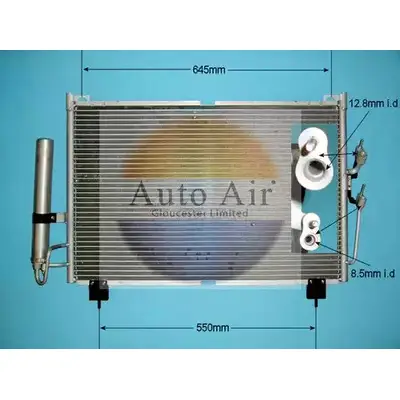 Радиатор кондиционера AUTO AIR GLOUCESTER 1420217687 16-1346 XT QD0K 63T796 изображение 0