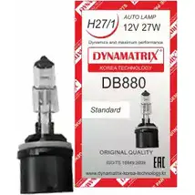Лампа галогеновая H27W/1 PG13 27 Вт 12 В DYNAMATRIX 4Y9O 94 DB880 2000998328528 1420413124